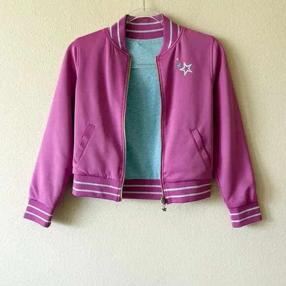 American Girl Truly Me Varsity Bomber Reversible Jacket